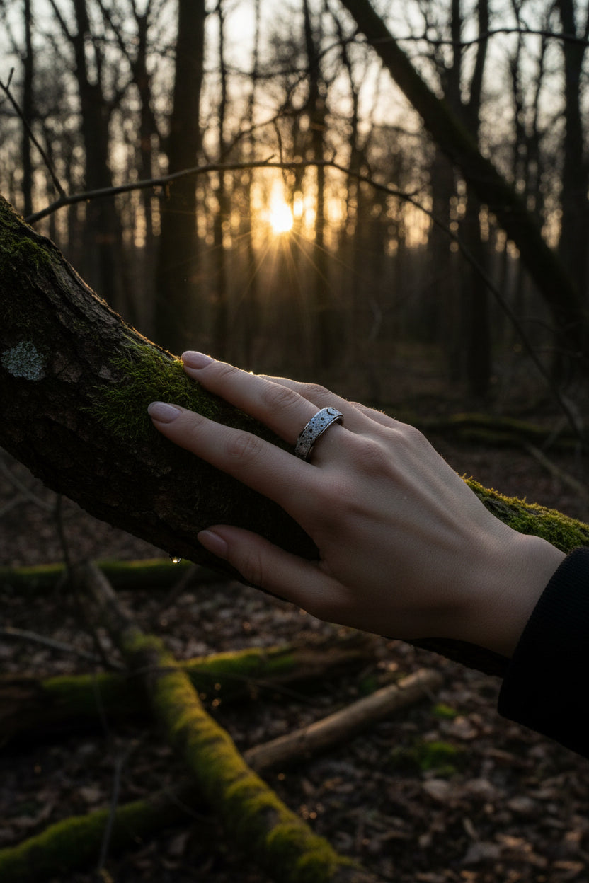 Lunar Calm Spinner Ring