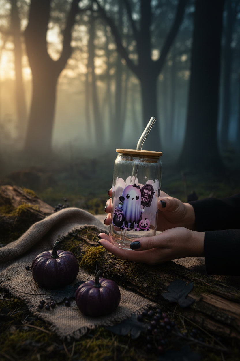 Pink Happy Halloween (Cute Ghosts Design) | Ready To Ship