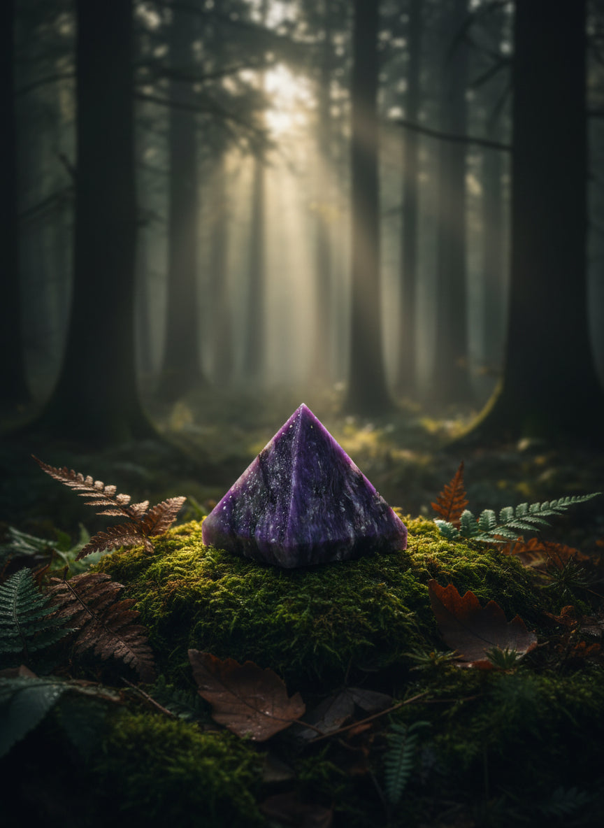 Charoite Pyramid