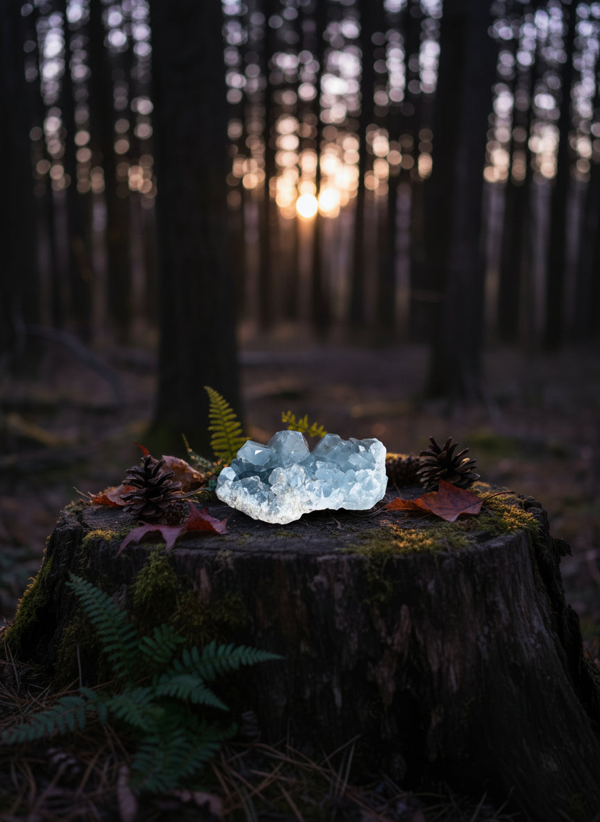 Celestite Cluster