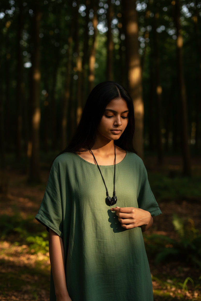 Grounded Hearts Necklace Set