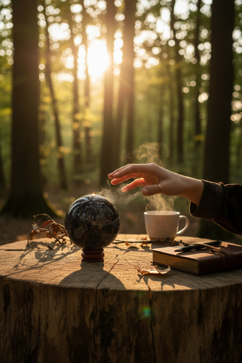 Banded Amethyst Sphere