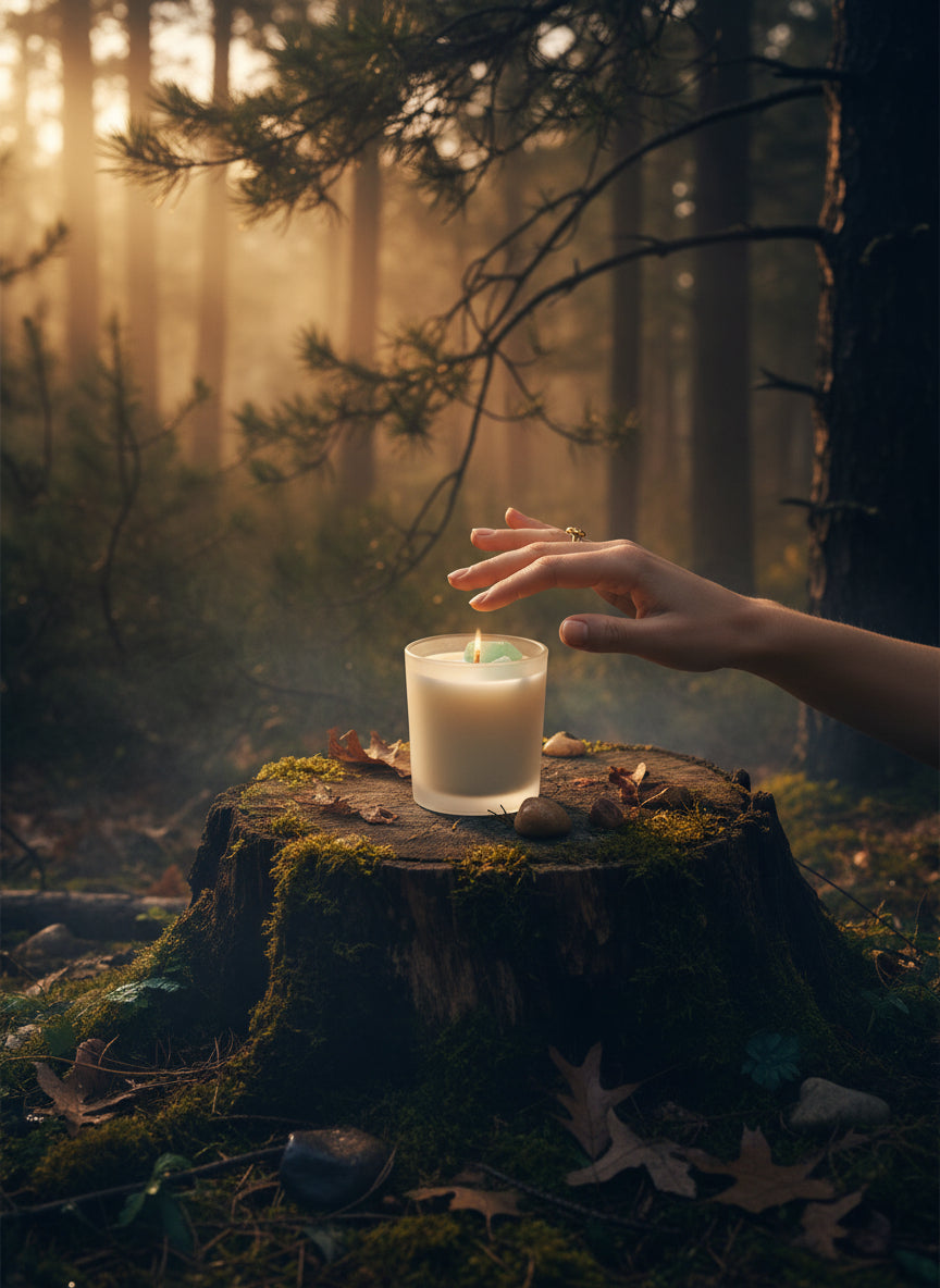 Aquamarine Candle