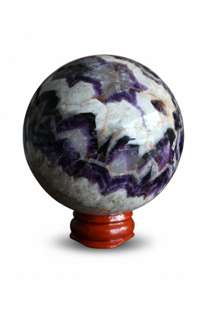 Banded Amethyst Sphere