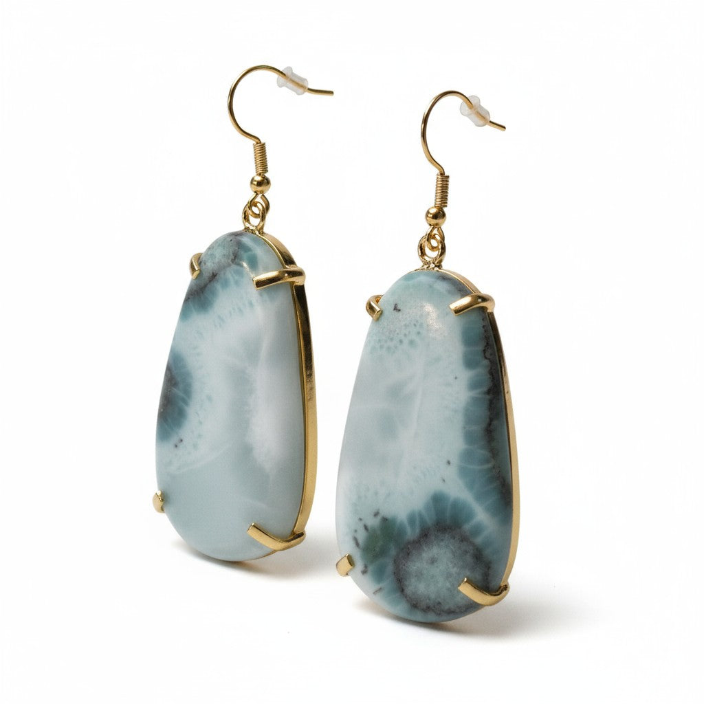 Ocean Calm Drop Earrings